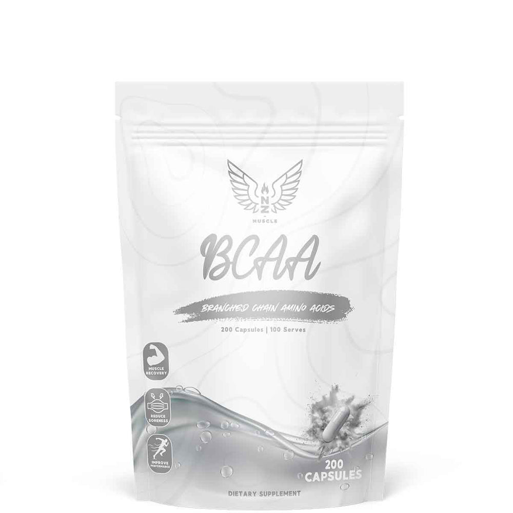 NZ Muscle BCAA 200 Capsules - NZ Muscle