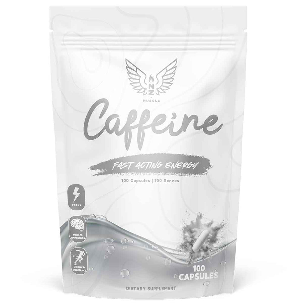 NZ Muscle Caffeine 100 Capsules