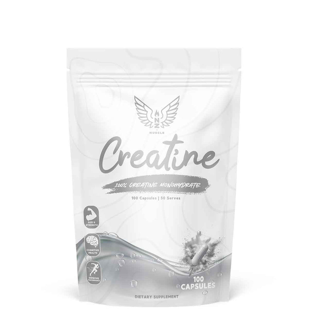 NZ Muscle Creatine Monohydrate Capsules - NZ Muscle