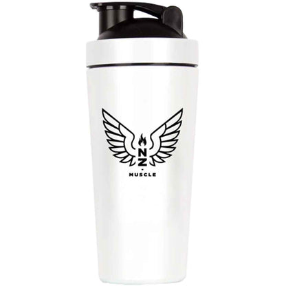 NZ Muscle Insulated Stainless Steel Shaker 600ml