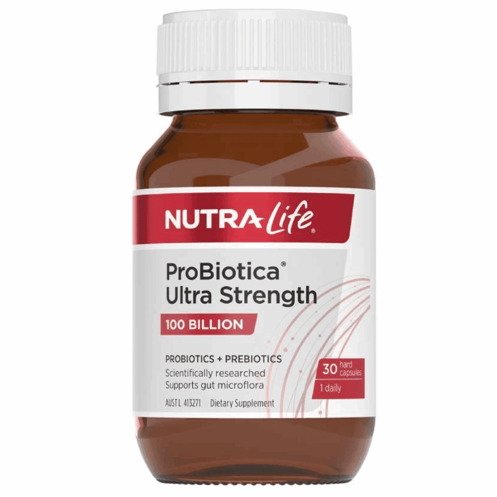 NutraLife ProBiotica Ultra Strength 100 Billion 30 Capsules - NZ Muscle