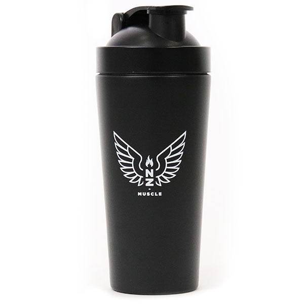 NZ Muscle Stainless Steel Shaker 600ml - NZ Muscle
