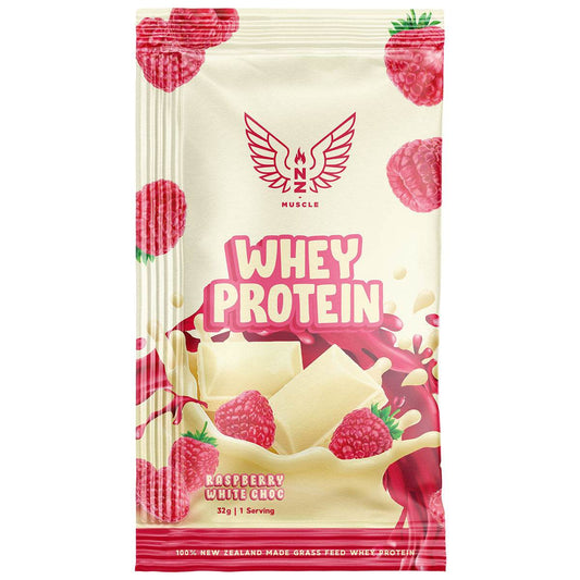 NZ Muscle Whey Protein Sachet - 1 Serve - NZ Muscle