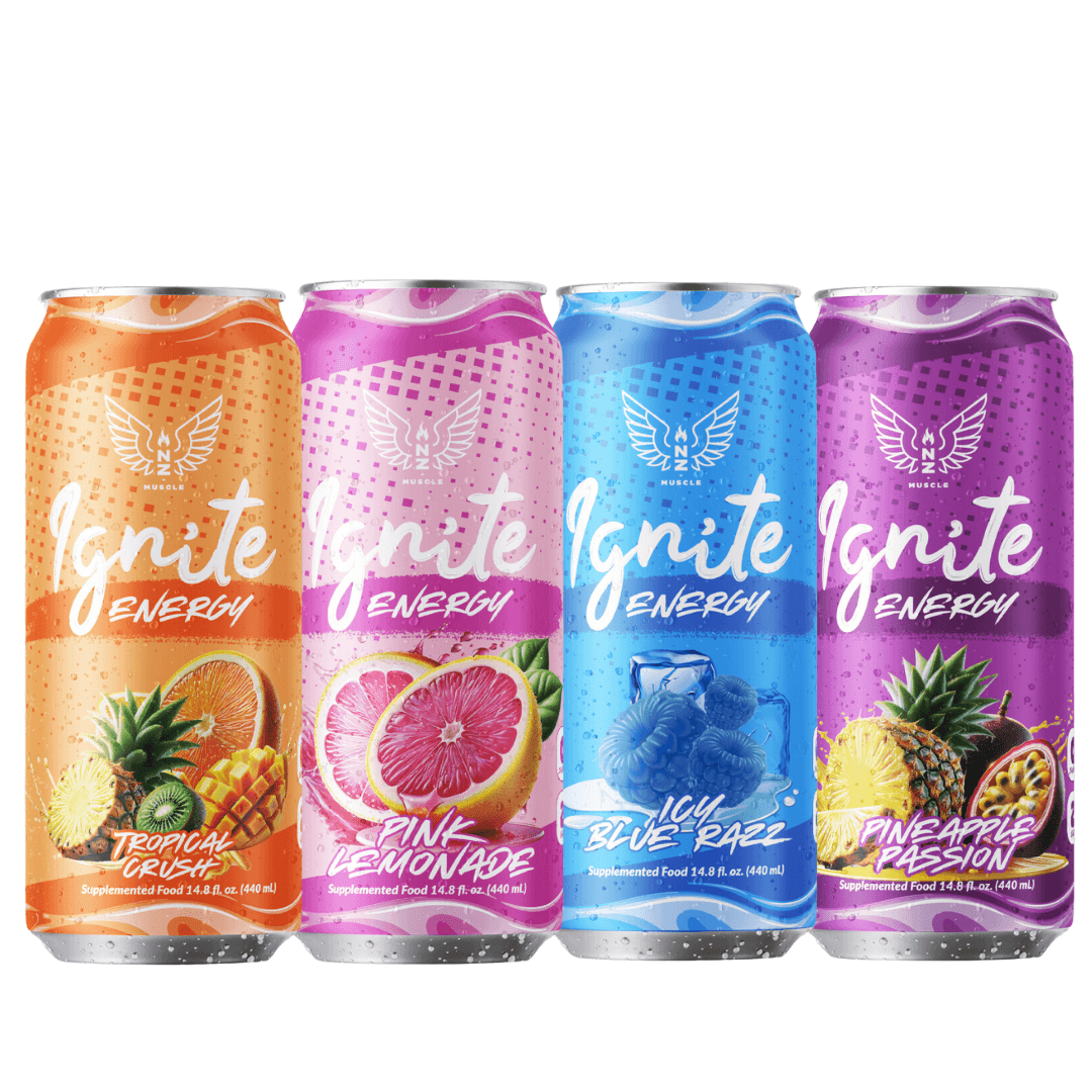 NZ Muscle Ignite Energy Can 440ml - NZ Muscle