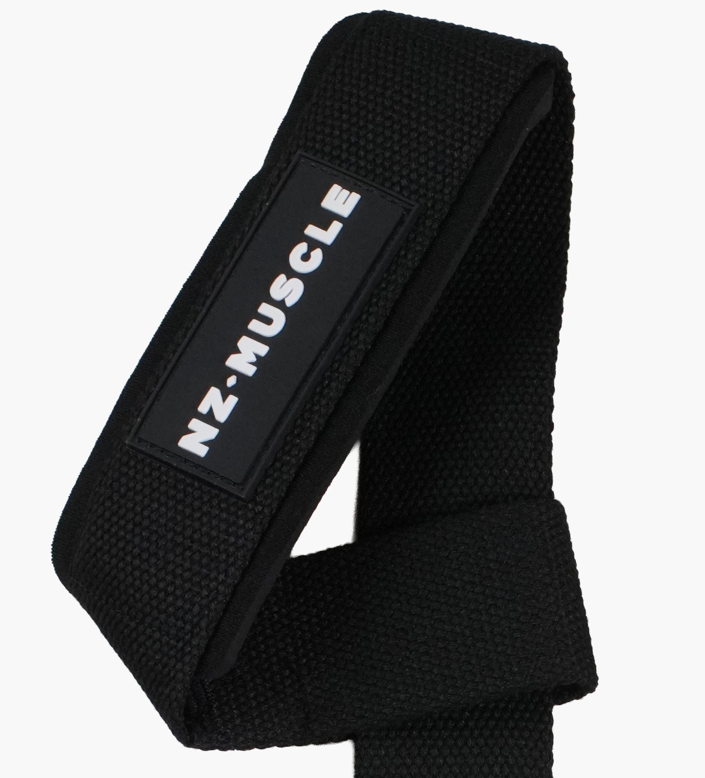 NZ Muscle Padded Lifting Straps, Black