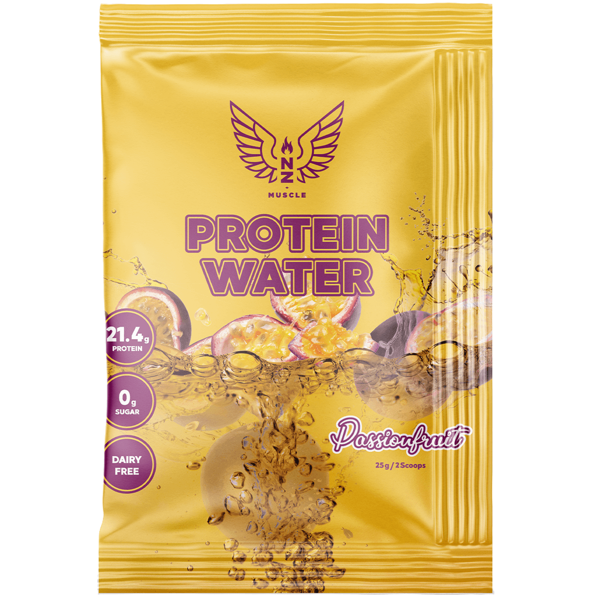 NZ Muscle Protein Water Sachet - 1 Sachet - NZ Muscle