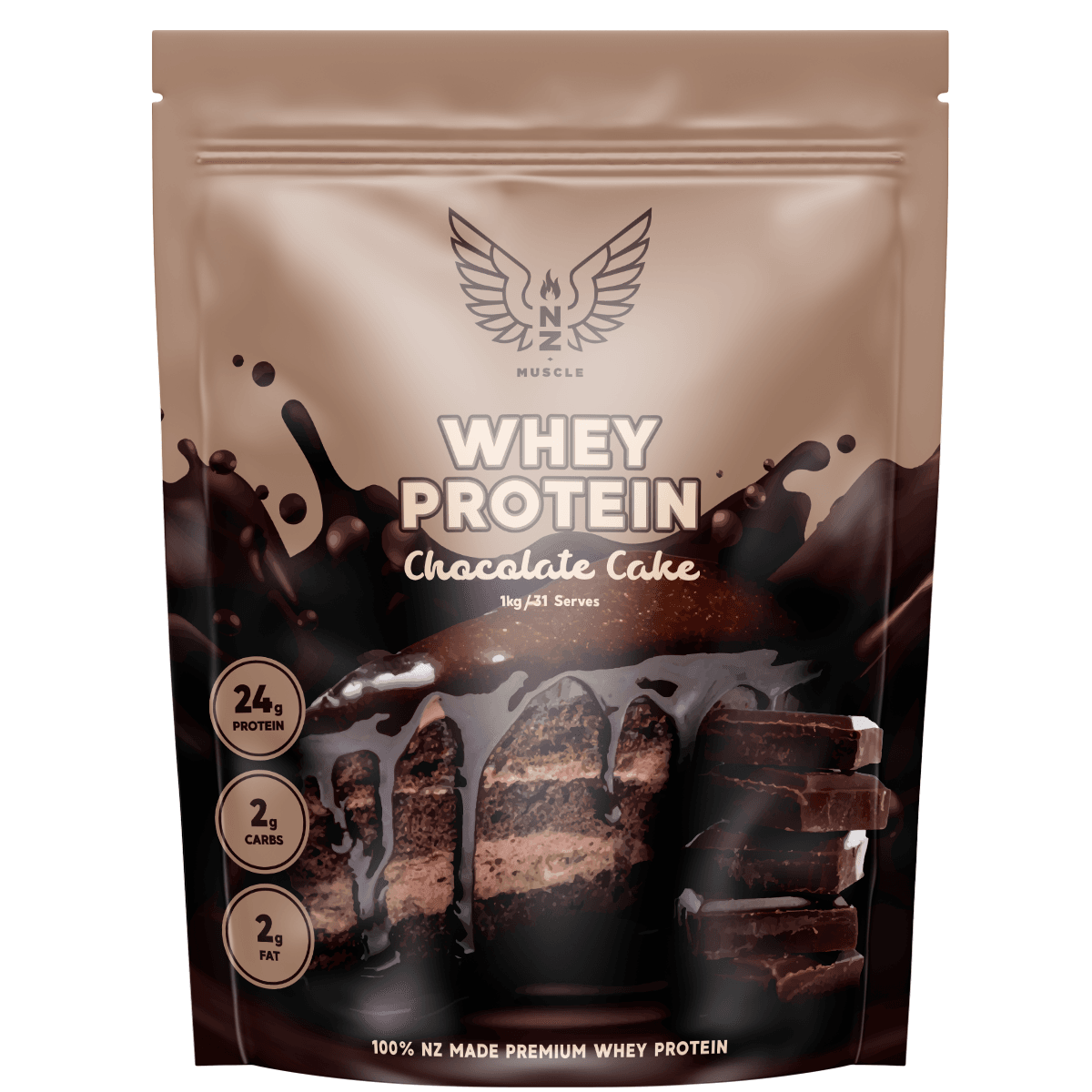 NZ Muscle Premium Whey Protein 1kg