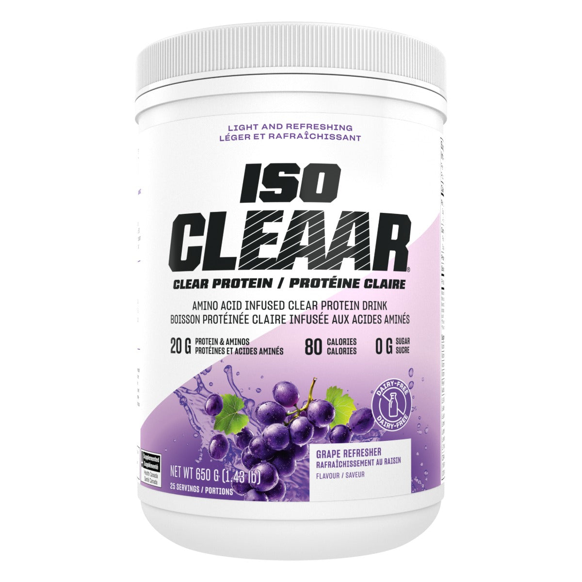 PVL ISO CLEAAR Grape Refresher 650g