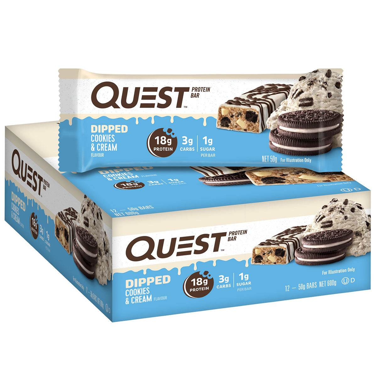 Quest Nutrition Dipped Protein Bars - NZ Muscle