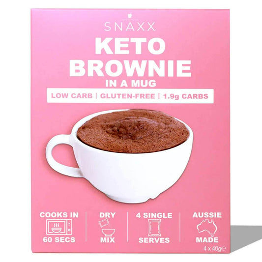 Snaxx Keto Brownie - 4 SRV - NZ Muscle