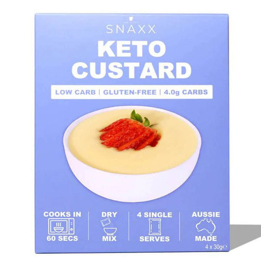 Snaxx Keto Custard - 4 srv - NZ Muscle