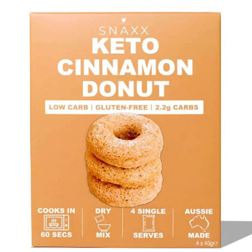 Snaxx Keto Cinnamon Donut - 4 srv - NZ Muscle