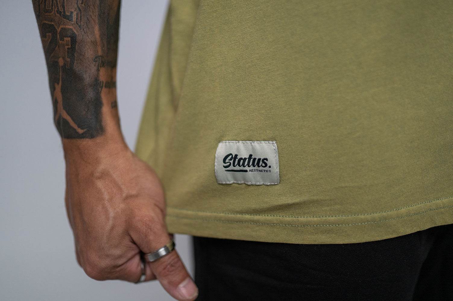 Status Curls Get The Girls Military Tee - NZ Muscle