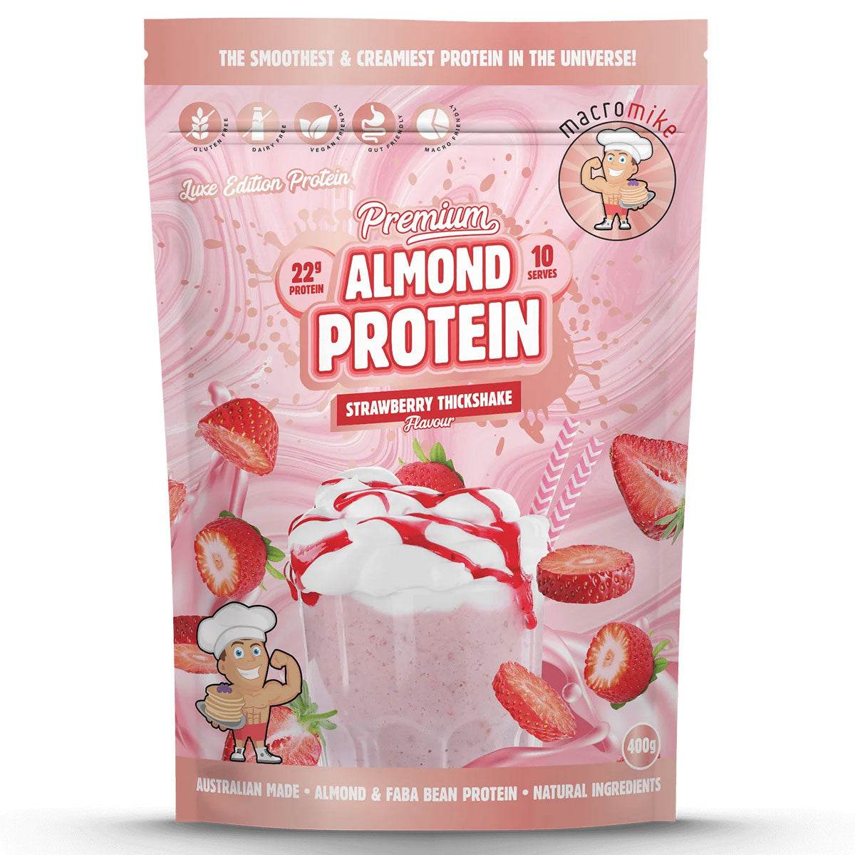 Macro Mike Premium Almond Protein - NZ Muscle