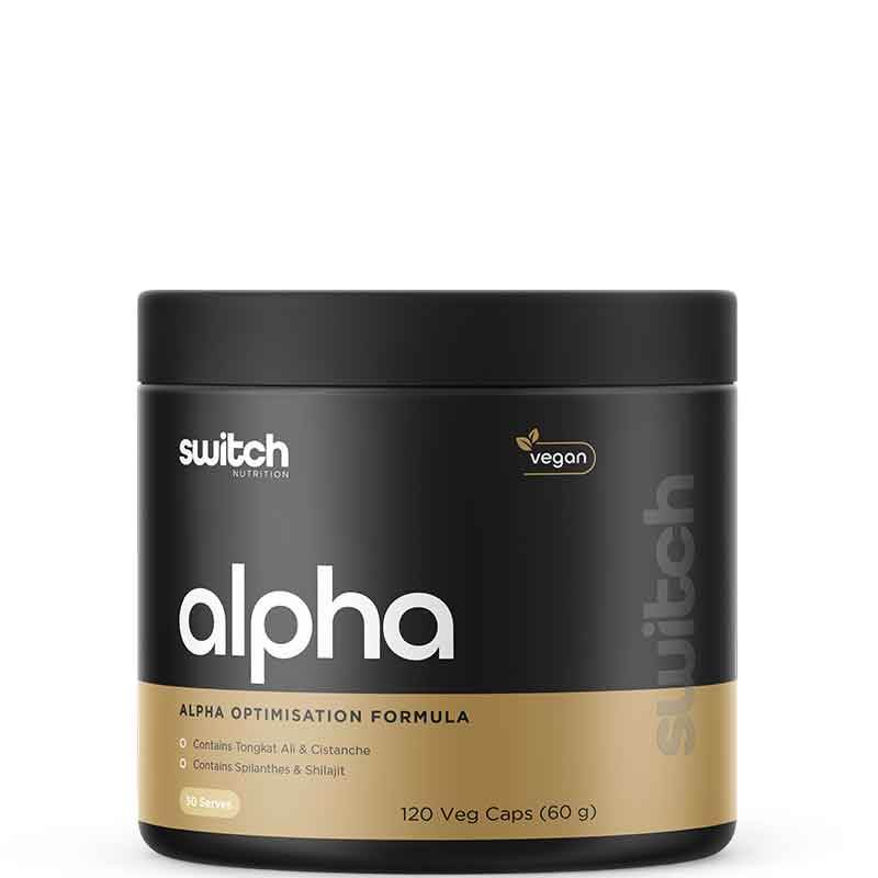 Switch Nutrition Alpha 120 Capsules - NZ Muscle