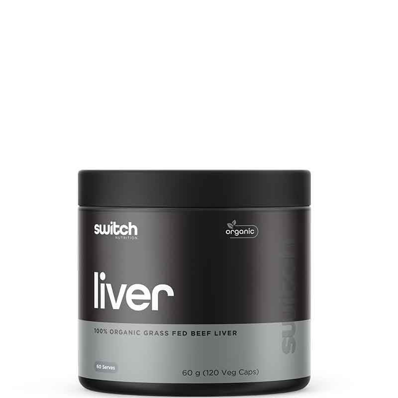 Switch Nutrition Beef Liver 120 Capsules - NZ Muscle