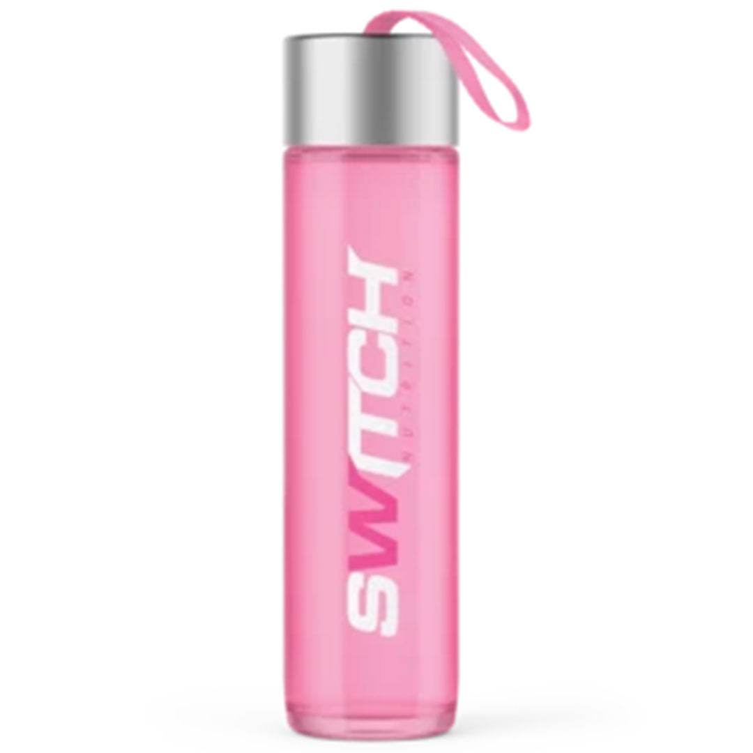 Switch Nutrition Pink Frosted Water Bottle 500ml - NZ Muscle