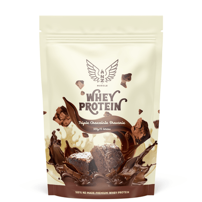 triple chocolate brownie