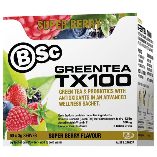 BSc Green Tea TX100 - NZ Muscle