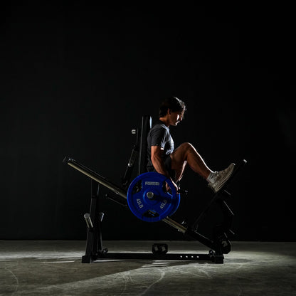 Force USA Compact Leg Press & Hack Squat V4 hack squat position