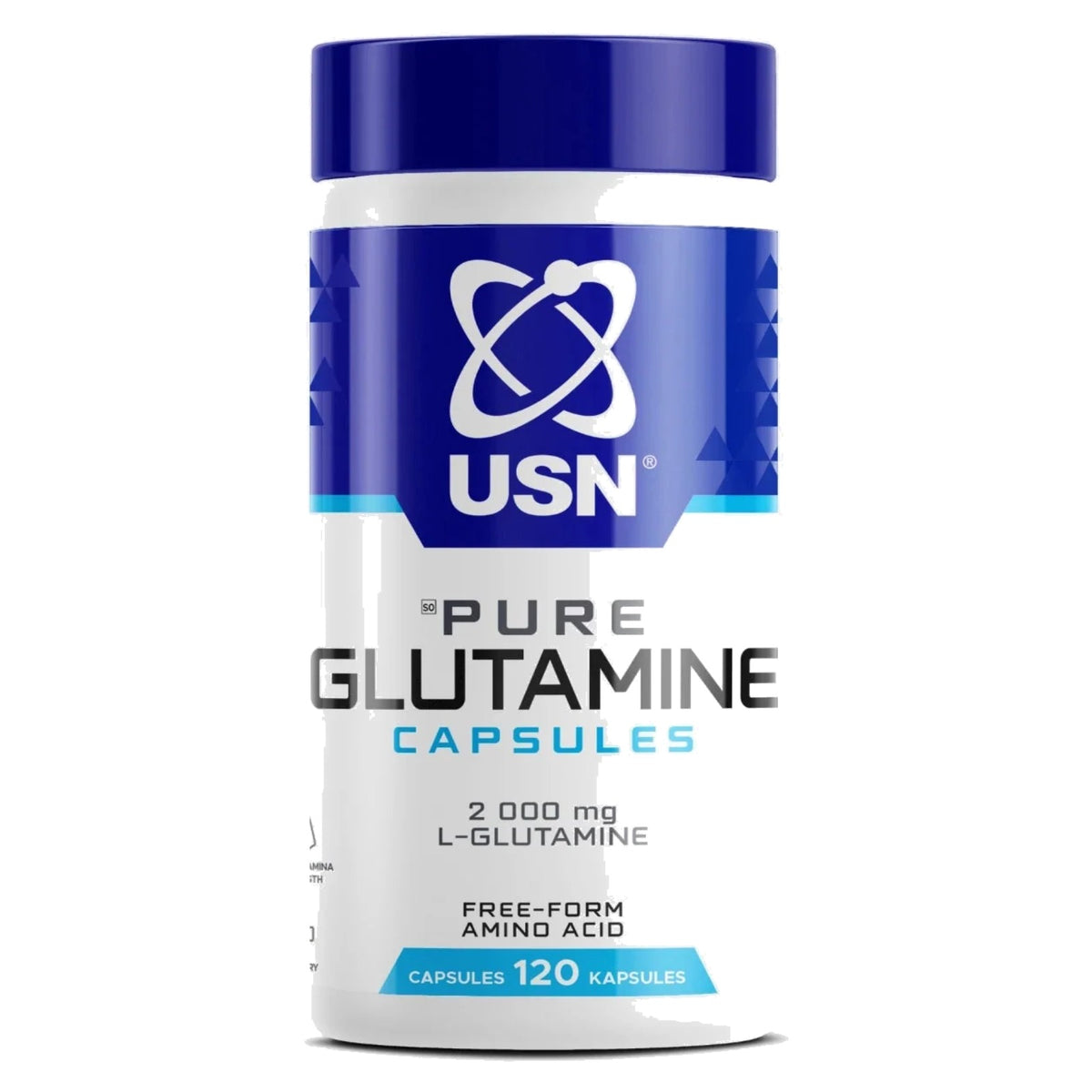 USN Pure Glutamine 120 Capsules