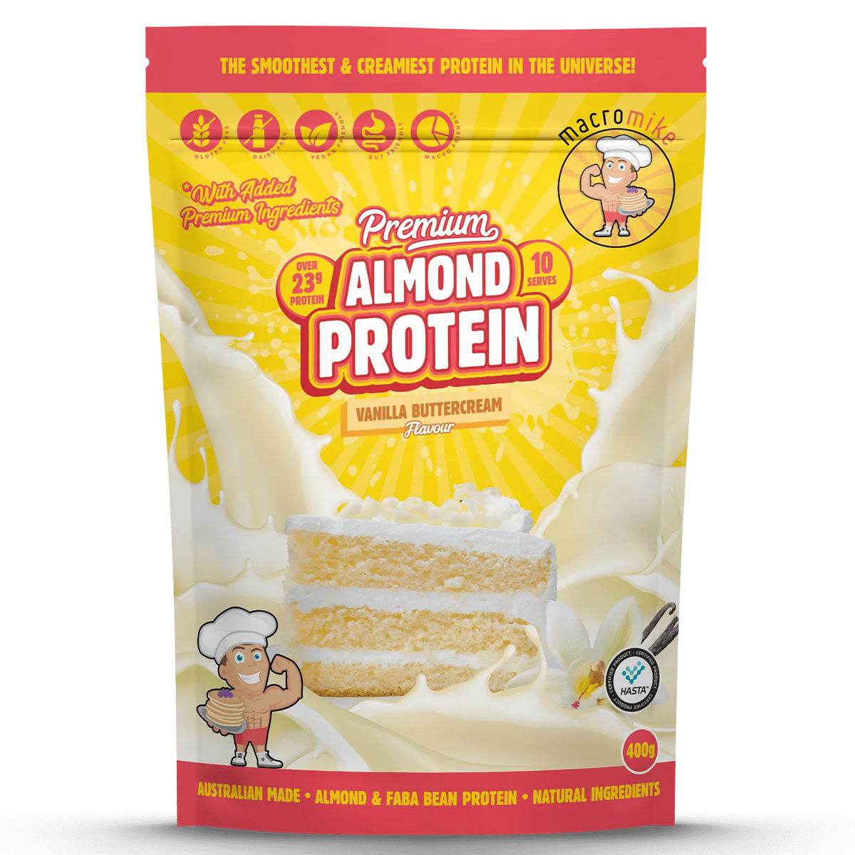 Macro Mike Premium Almond Protein - NZ Muscle