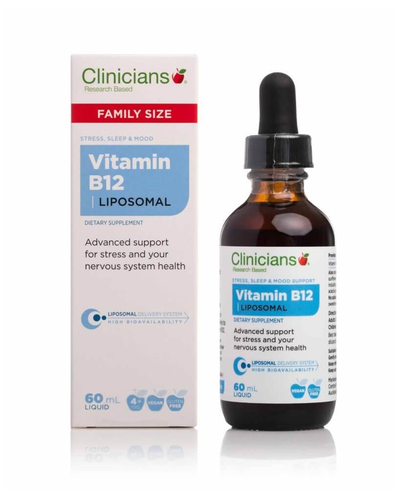 Clinicians Vitamin B12 Liposomal - NZ Muscle
