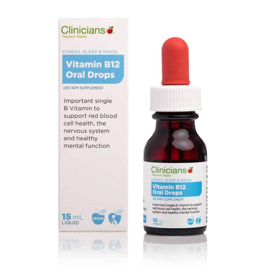 Clinicians Vitamin B12 Oral Drops - NZ Muscle