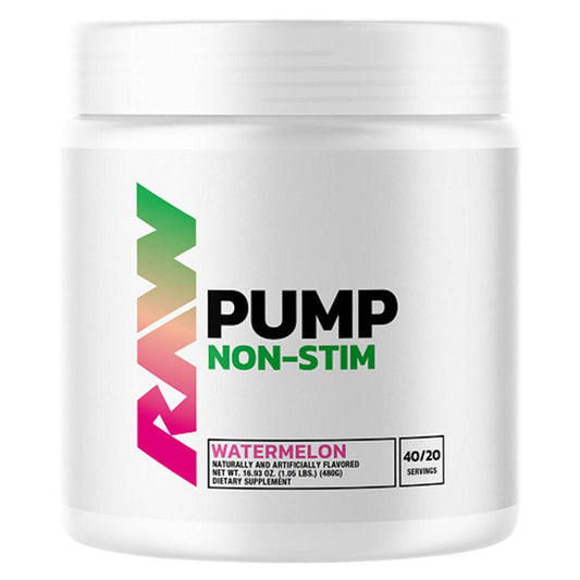 Get Raw Nutrition Pump Non-Stim Pre Workout - NZ Muscle