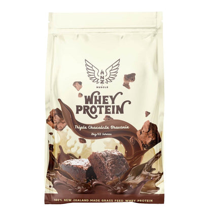 triple chocolate brownie