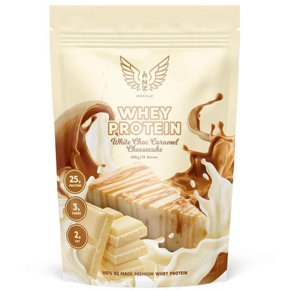 white choc caramel cheesecake