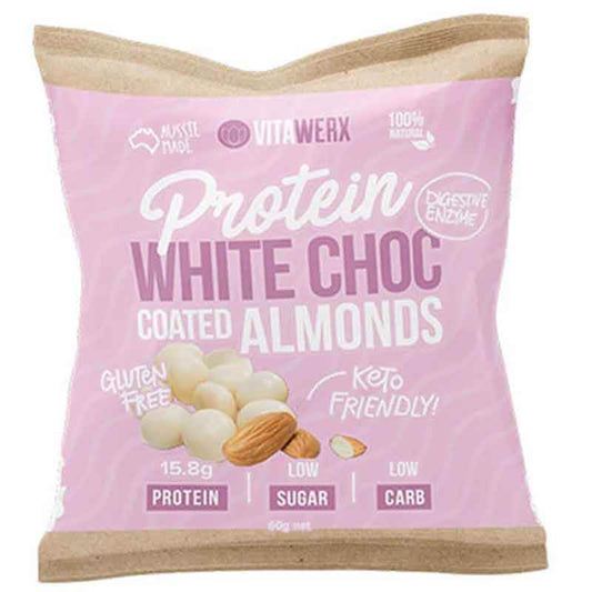 Vitawerx White Choc Coated Nuts - NZ Muscle