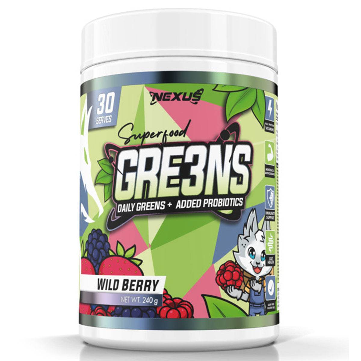Nexus Sports Nutrition GRE3NS - NZ Muscle